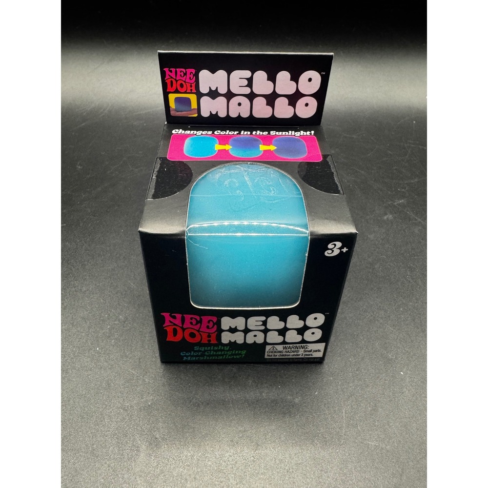 Schylling NeeDoh Mello Mallo Color Changing Squishy Stress Toy Blue 26094HY